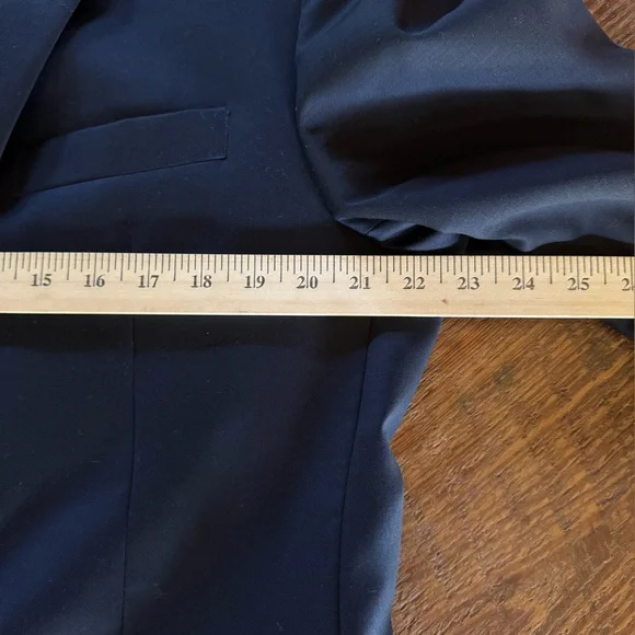 Lauren Ralph Lauren 43R Navy Wool Blazer Mens Sport Coat Gold Buttons Classic - Picture 8 of 8